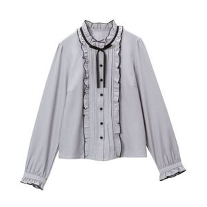 Dearmylove Frill High Neck Blouse